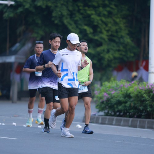 Race photo from KEMLU RUN 2026