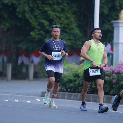 Race photo from KEMLU RUN 2026