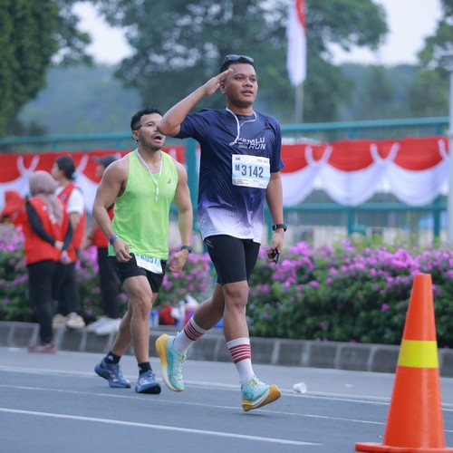 Race photo from KEMLU RUN 2026