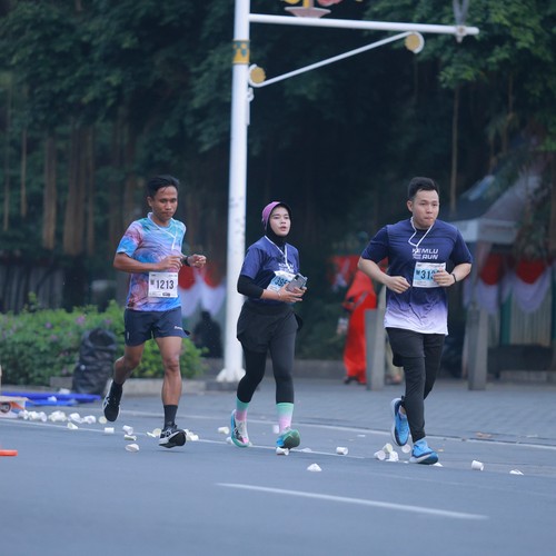 Race photo from KEMLU RUN 2026
