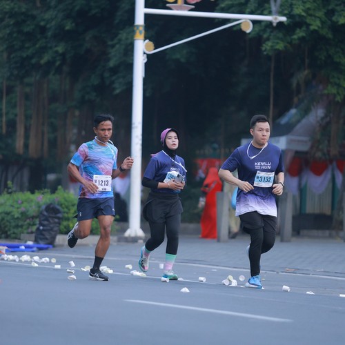Race photo from KEMLU RUN 2026