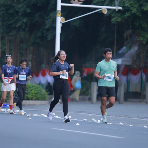 Race photo from KEMLU RUN 2026