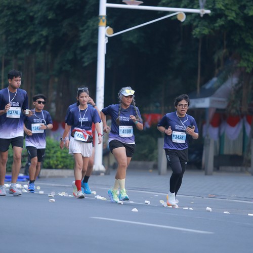 Race photo from KEMLU RUN 2026