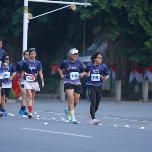 Race photo from KEMLU RUN 2026