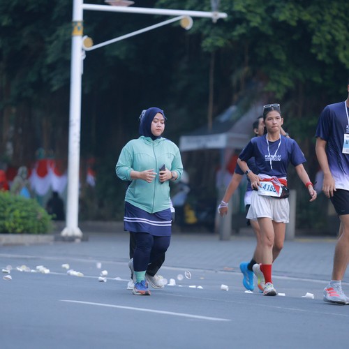 Race photo from KEMLU RUN 2026