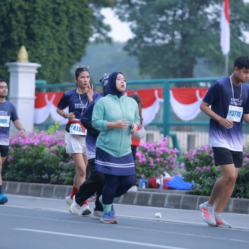 Race photo from KEMLU RUN 2026