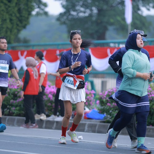 Race photo from KEMLU RUN 2026