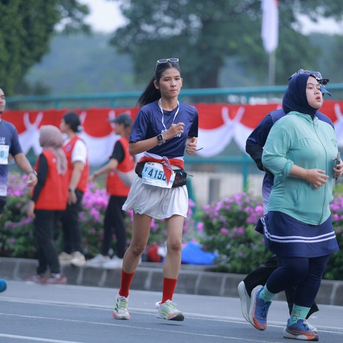 Race photo from KEMLU RUN 2026