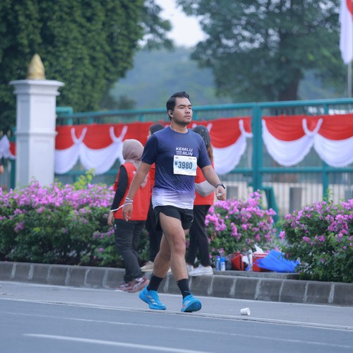 Race photo from KEMLU RUN 2026