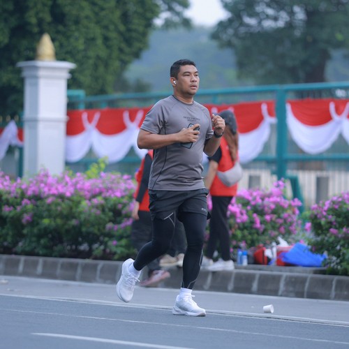 Race photo from KEMLU RUN 2026
