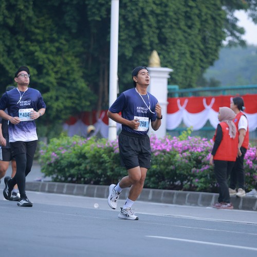Race photo from KEMLU RUN 2026