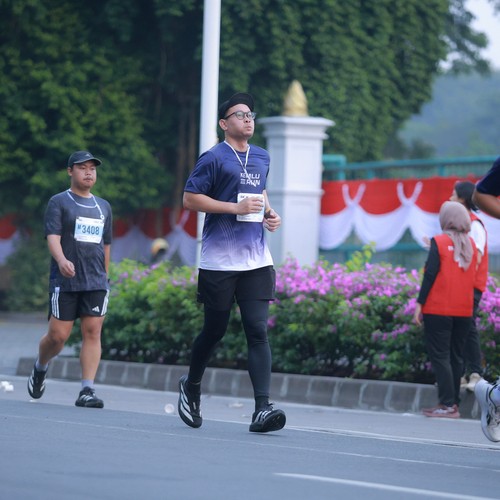 Race photo from KEMLU RUN 2026