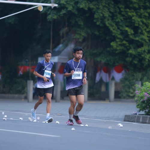 Race photo from KEMLU RUN 2026