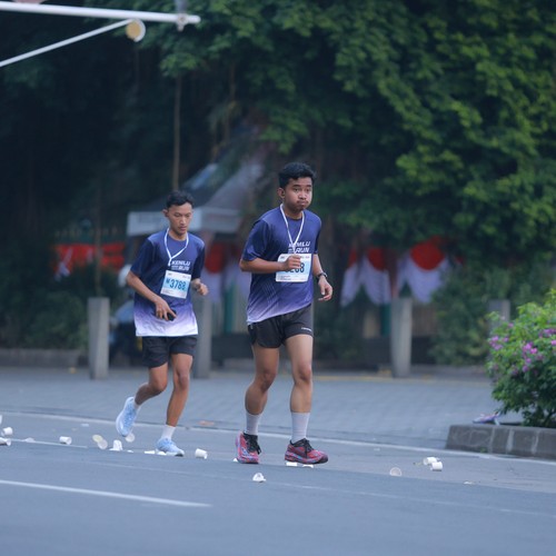 Race photo from KEMLU RUN 2026