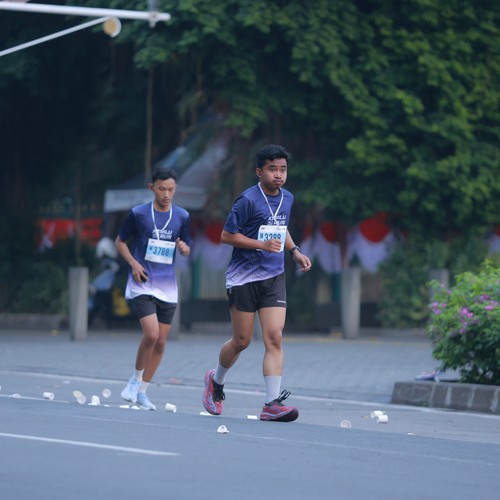 Race photo from KEMLU RUN 2026