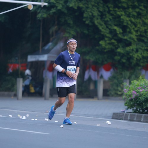 Race photo from KEMLU RUN 2026