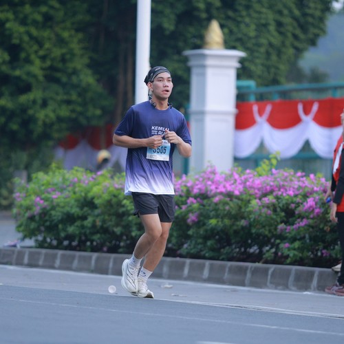 Race photo from KEMLU RUN 2026