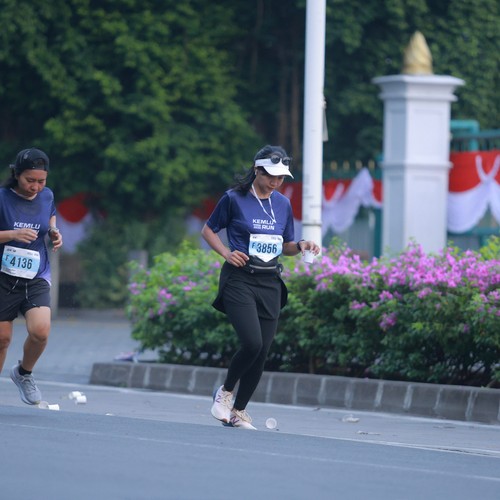 Race photo from KEMLU RUN 2026