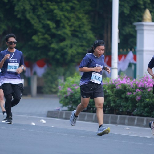 Race photo from KEMLU RUN 2026