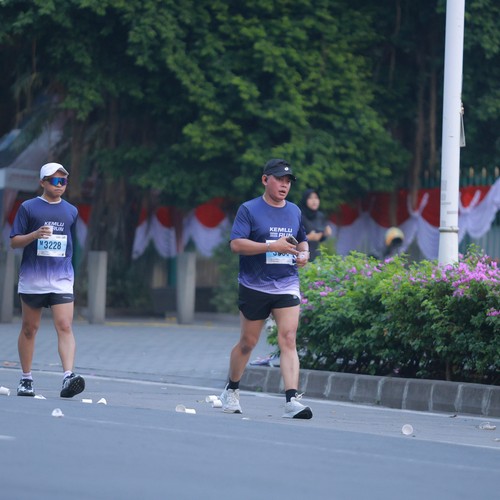 Race photo from KEMLU RUN 2026
