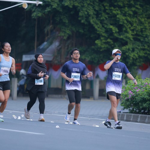 Race photo from KEMLU RUN 2026