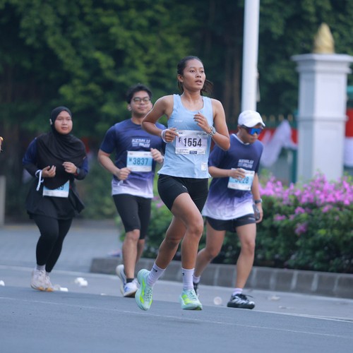 Race photo from KEMLU RUN 2026