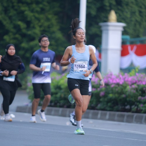 Race photo from KEMLU RUN 2026