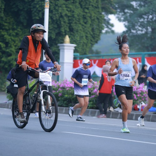 Race photo from KEMLU RUN 2026