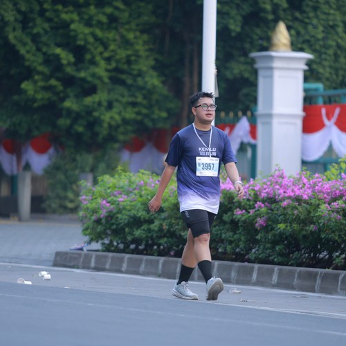 Race photo from KEMLU RUN 2026