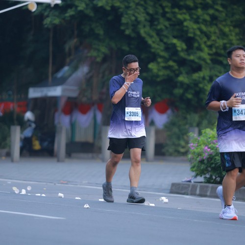 Race photo from KEMLU RUN 2026