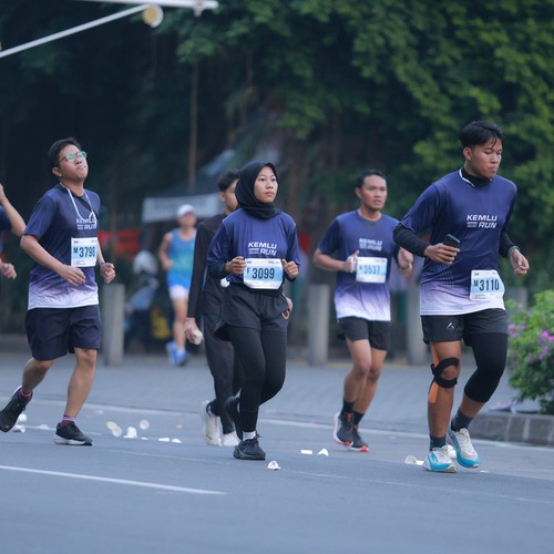 Race photo from KEMLU RUN 2026