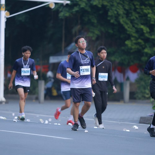 Race photo from KEMLU RUN 2026
