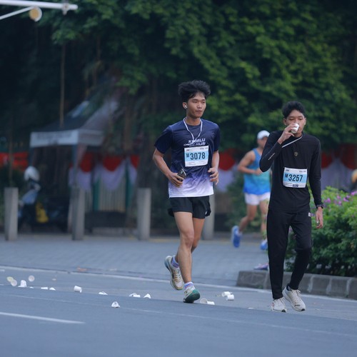 Race photo from KEMLU RUN 2026