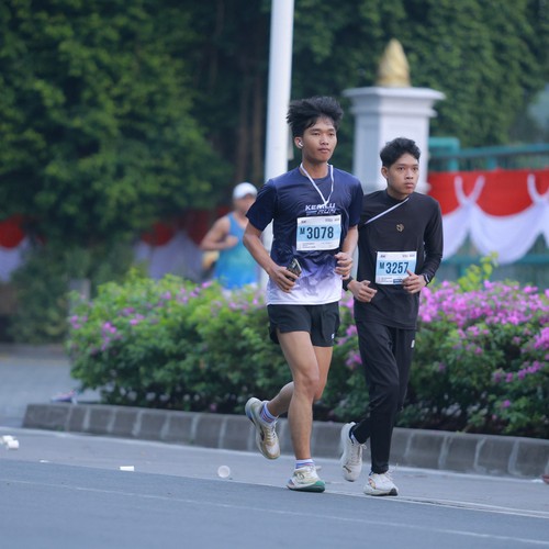 Race photo from KEMLU RUN 2026
