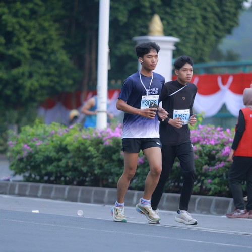Race photo from KEMLU RUN 2026