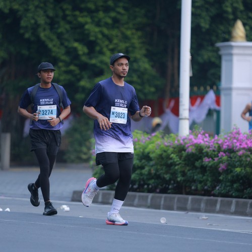 Race photo from KEMLU RUN 2026