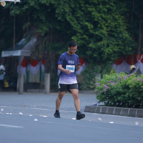 Race photo from KEMLU RUN 2026
