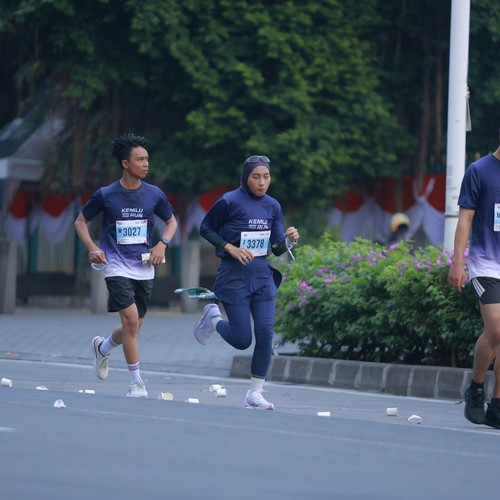 Race photo from KEMLU RUN 2026