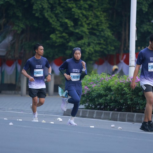 Race photo from KEMLU RUN 2026