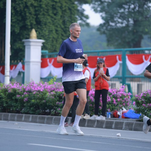 Race photo from KEMLU RUN 2026