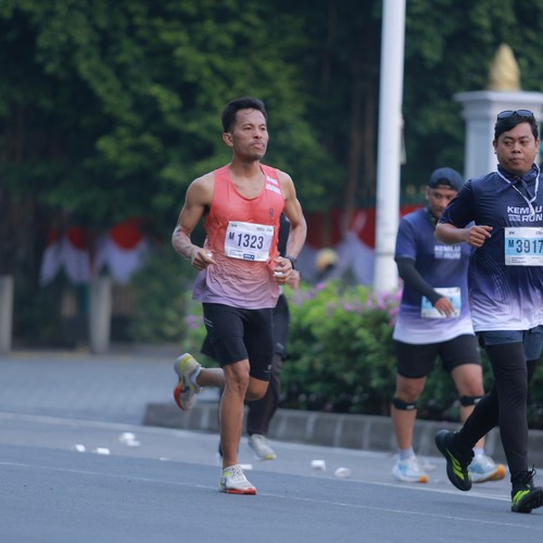 Race photo from KEMLU RUN 2026