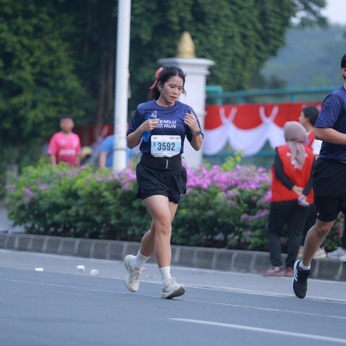 Race photo from KEMLU RUN 2026