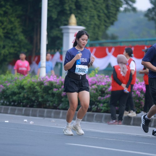 Race photo from KEMLU RUN 2026