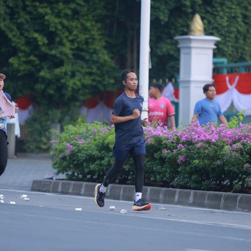 Race photo from KEMLU RUN 2026