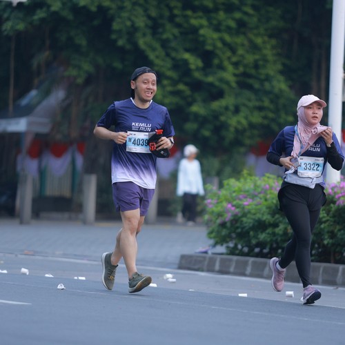 Race photo from KEMLU RUN 2026