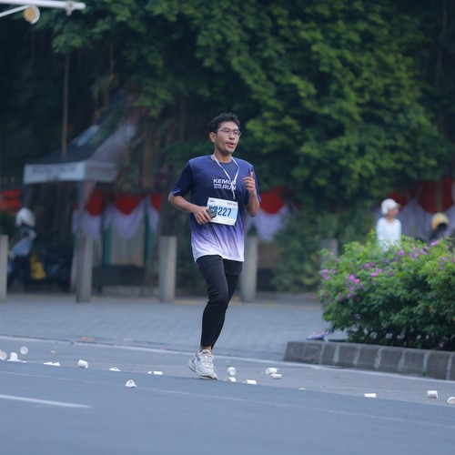 Race photo from KEMLU RUN 2026