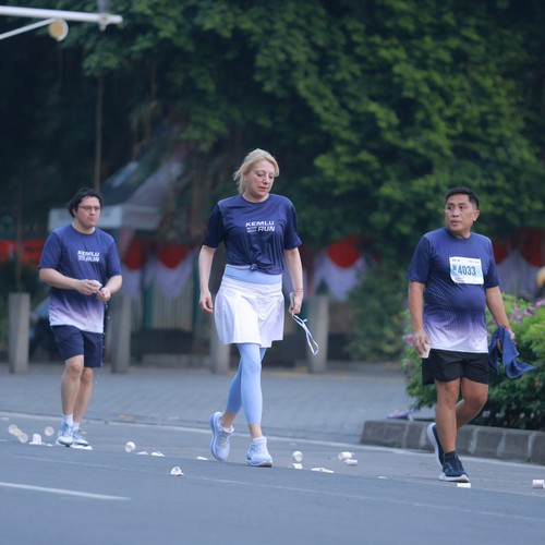 Race photo from KEMLU RUN 2026