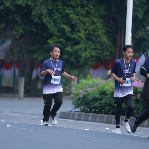 Race photo from KEMLU RUN 2026