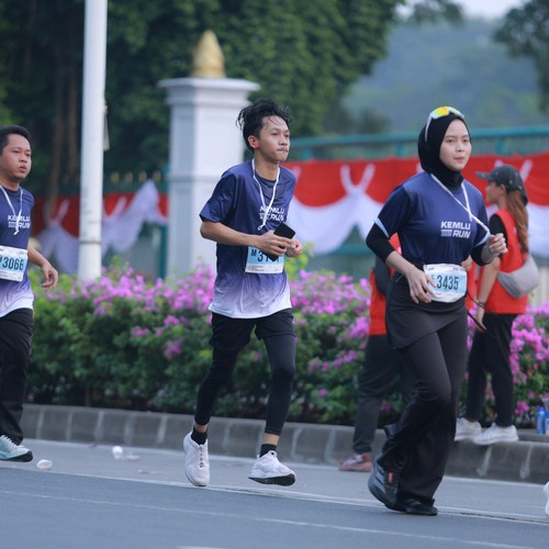Race photo from KEMLU RUN 2026