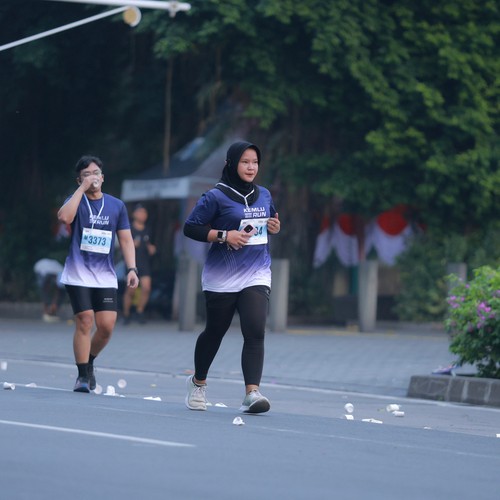 Race photo from KEMLU RUN 2026